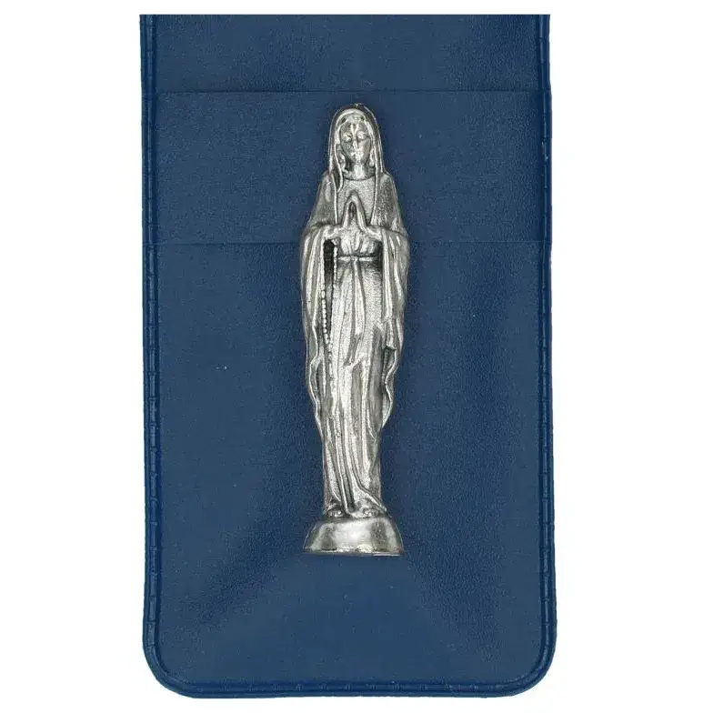 Etui 6 X 3.5 cm / Statue 4 cm Banneux