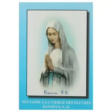 Livre Neuvaine à la Vierge des Pauvres