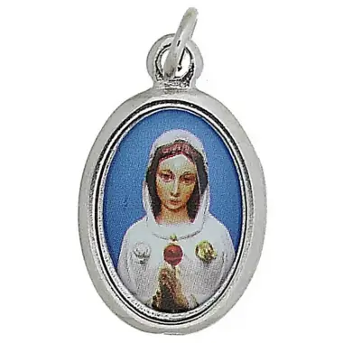 Medaille 25 mm Ov - Rosa Mystica