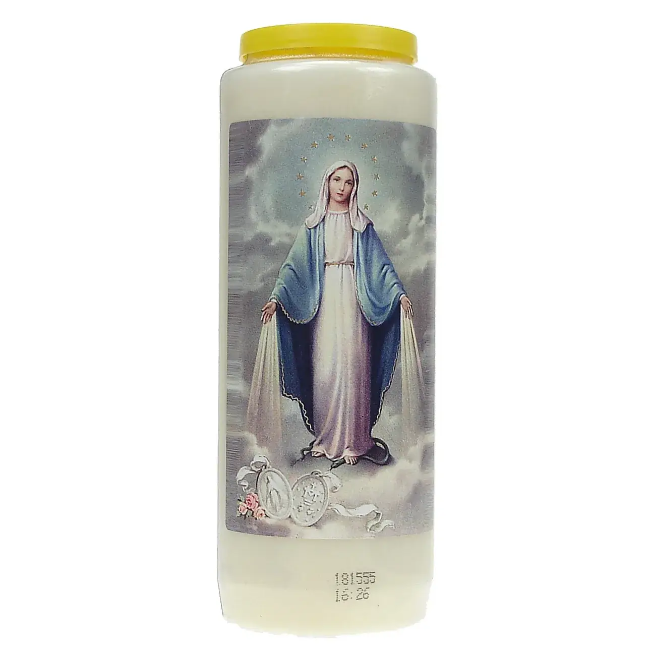 9 days candle / white / Miraculous
