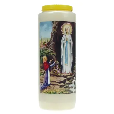 Neuvaine / blanc / Appar. Lourdes