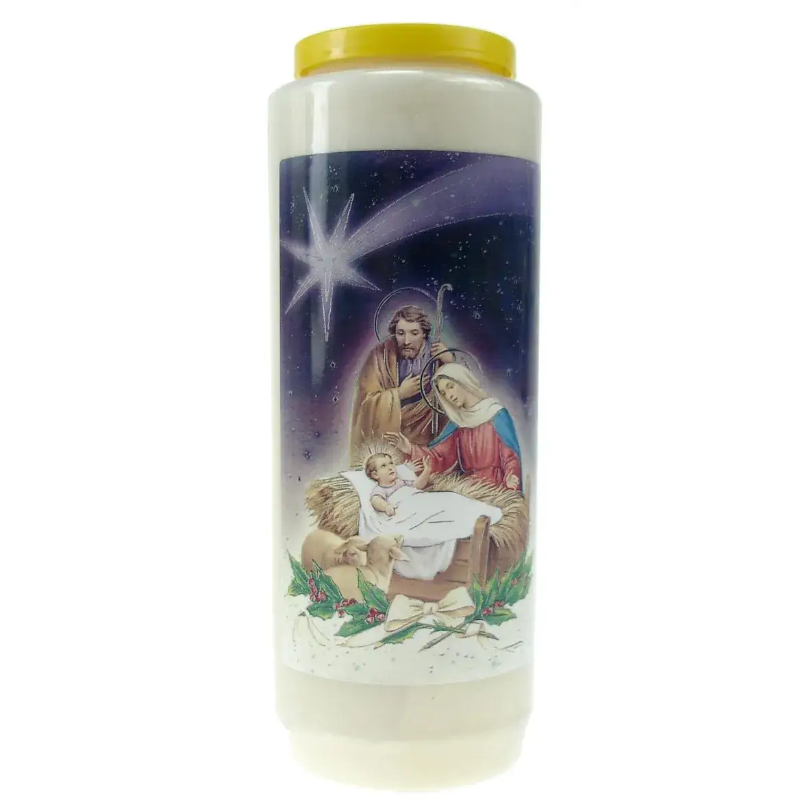 9 days candle / white / Nativity
