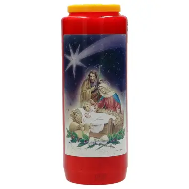 9 days candle / red / Nativity
