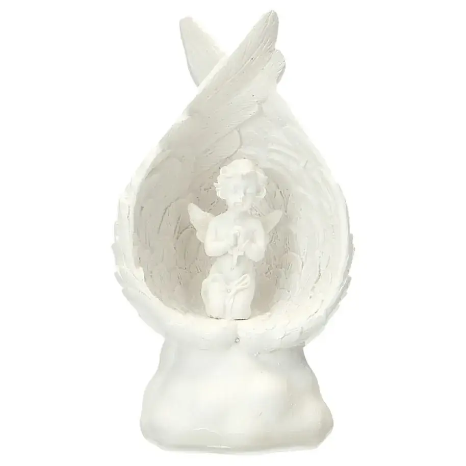 Ange / aile Ht 12 cm - 2 / set
