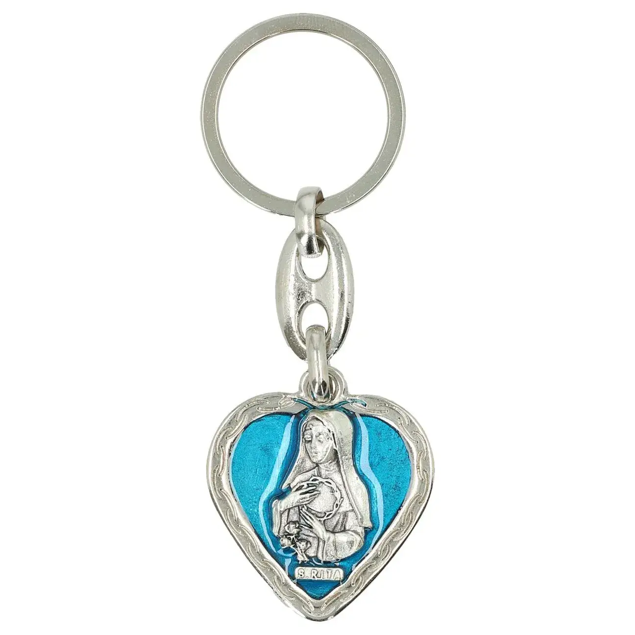 key ring St. Rita Blue Email