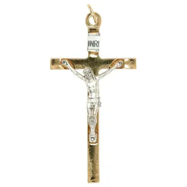 Croix - 8.5 X 4.5 cm - Métal doré