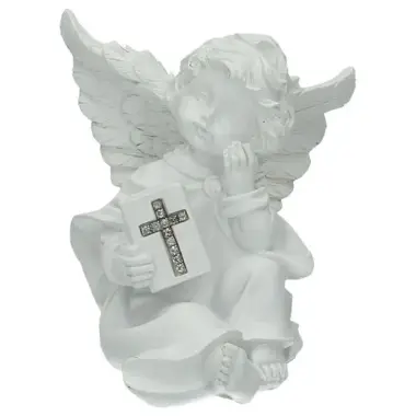 Engel zittend - 10 cm