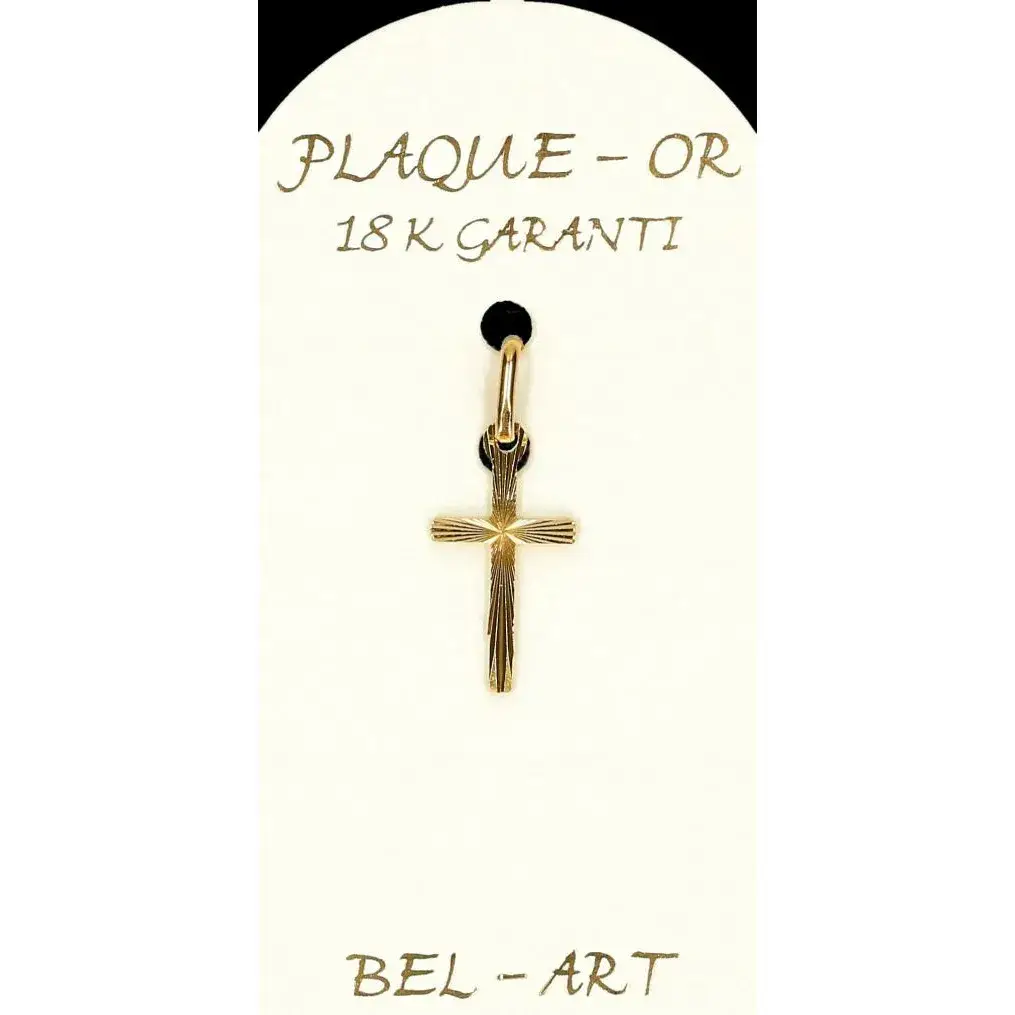 Croix Plaqué-Or - 15 X 8 mm