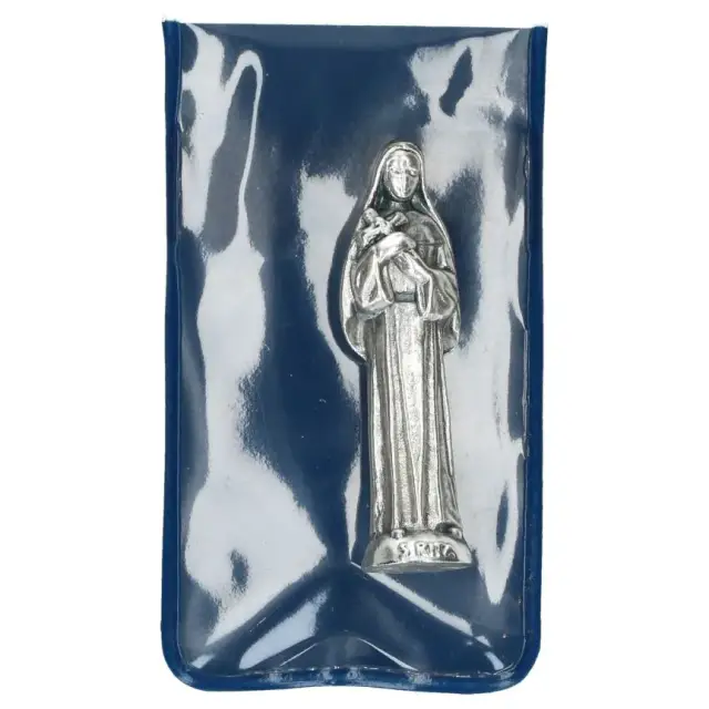 Etui 6 X 3.5 cm / Statue 4 cm Ste Rita