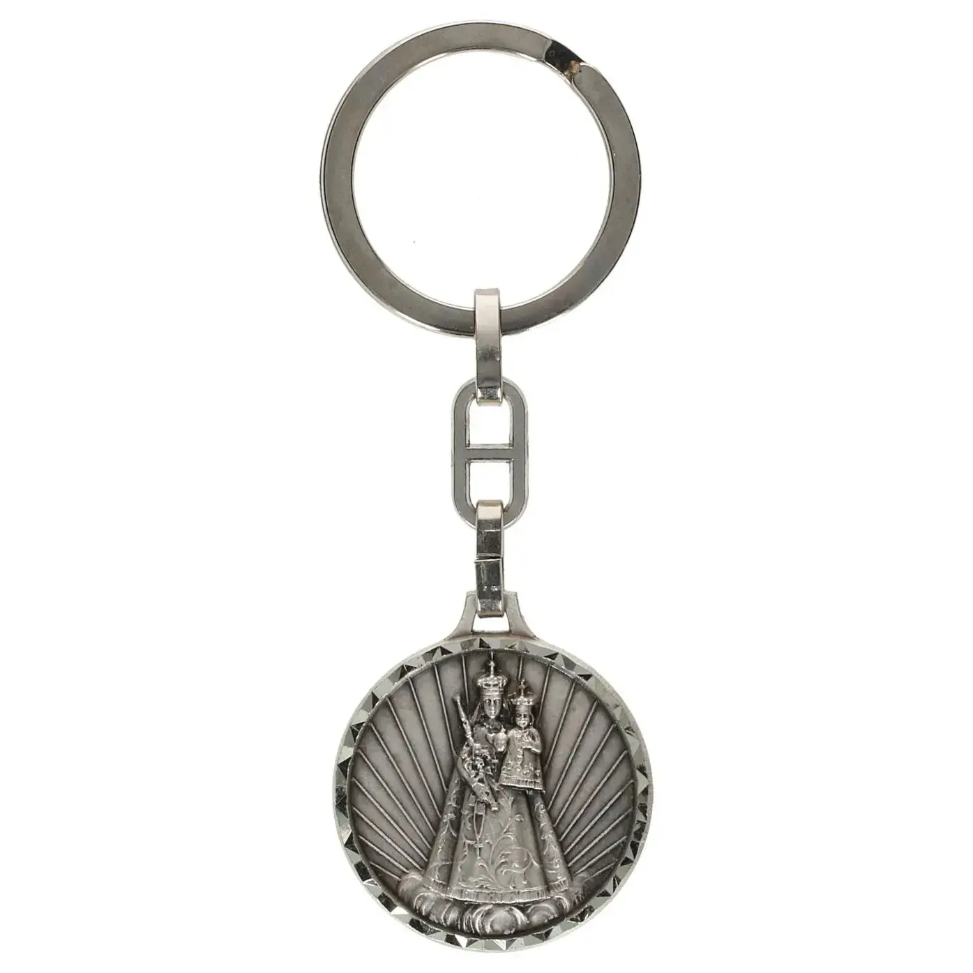 key ring Virgin Coat / St Christopher 30mm