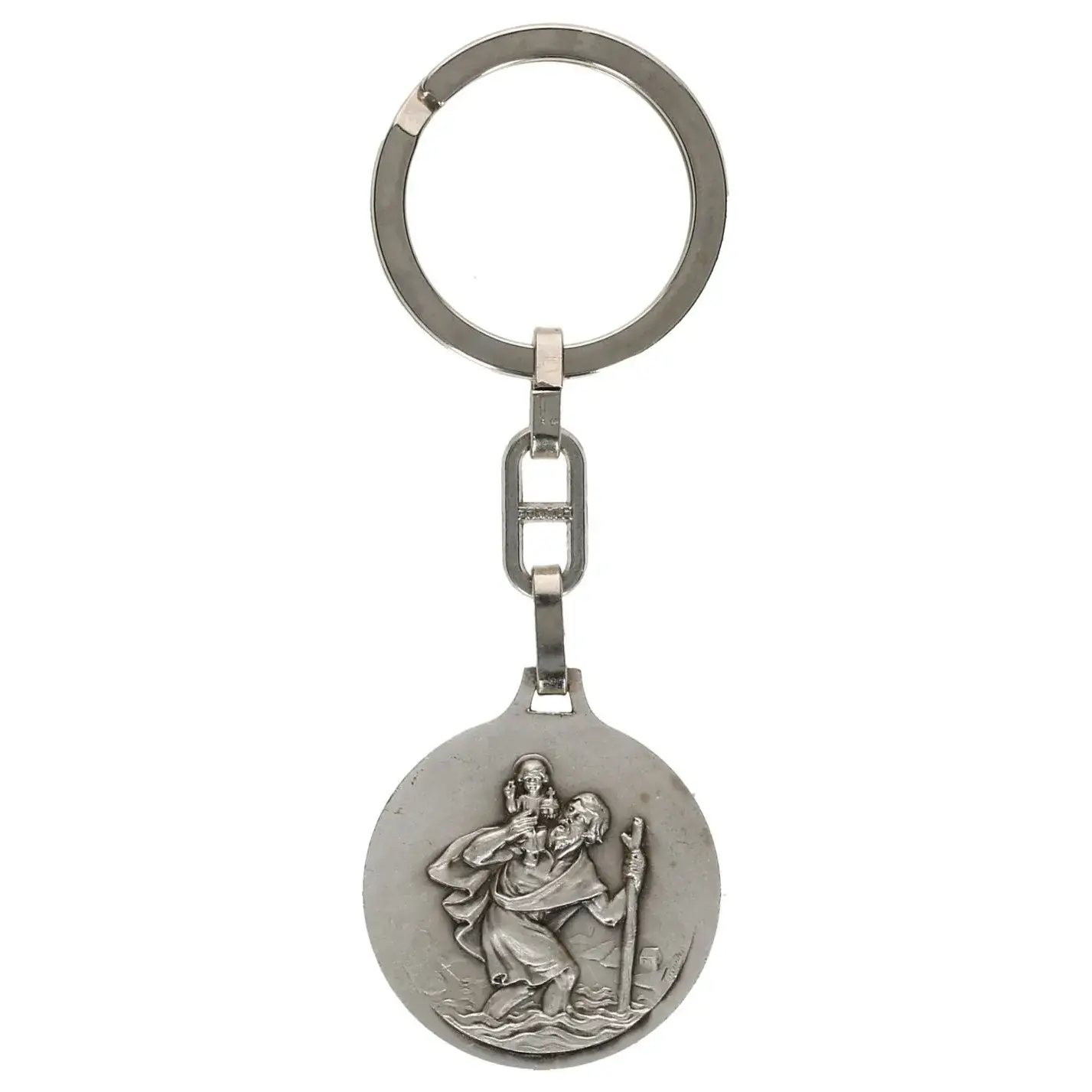 key ring Virgin Coat / St Christopher 30mm