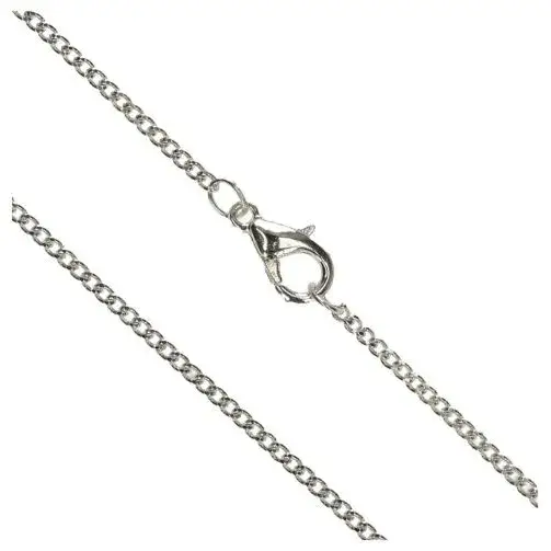 Chaîne 60 cm + Mousqueton - Métal Argenté