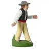 Santon Carbonel (N°2) Sujet homme farandole/chapeau noir