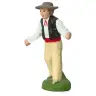 Santon Carbonel (N°2) Sujet homme farandole/chapeau noir