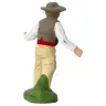 Santon Carbonel (N°2) Sujet homme farandole/chapeau noir