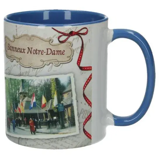 Mug Bleu Notre Dame de Banneux