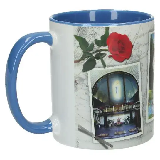 Mug Bleu Notre Dame de Banneux