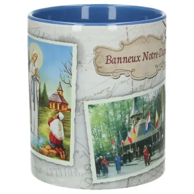 Mug Bleu Notre Dame de Banneux