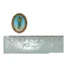 Médaille Aimantée Vierge priante Bois d'olivier