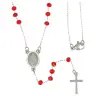 Necklace is steel Our Lady of Guadelupe medal + cross