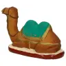Santon Gateau 7 Cm Chameau Couche vert