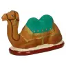 Santon Gateau 7 Cm Chameau Couche vert