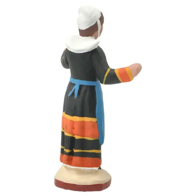 Santon Gateau de7 Cm - Femme danseuse Quimper (Nouveauté 2026)