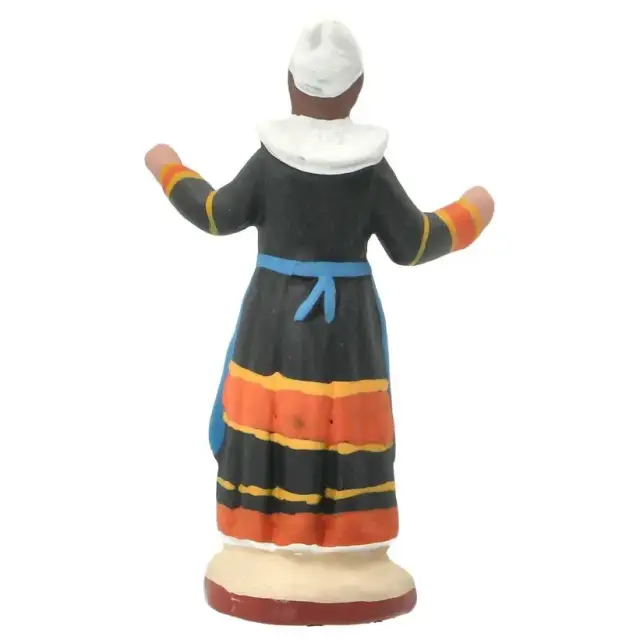 Santon Gateau de7 Cm - Femme danseuse Quimper (Nouveauté 2026)