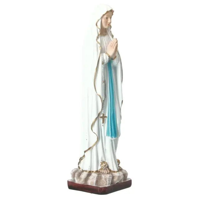 Statue Notre Dame de Lourdes 20 cm en résine