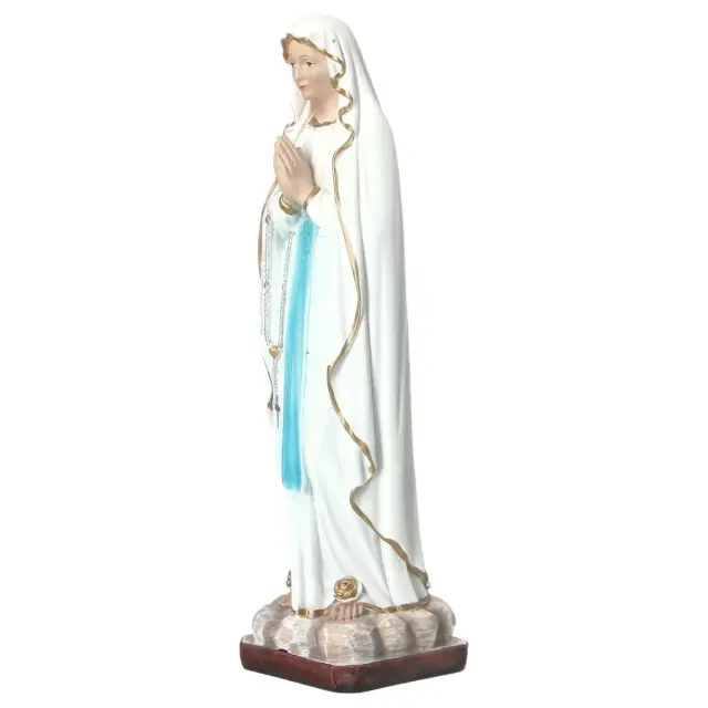 Statue Notre Dame de Lourdes 20 cm en résine