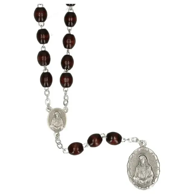 Chapelet des 7 Douleurs - Bois Marron