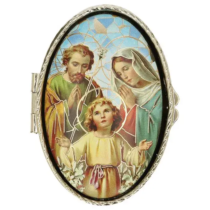 Boîte à Pilules - Ste Famille - Mosaïque - Ov70 X 45 mm