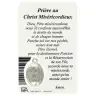 Kaart-medaille-gebed - Barmhartige Kristus - Frans