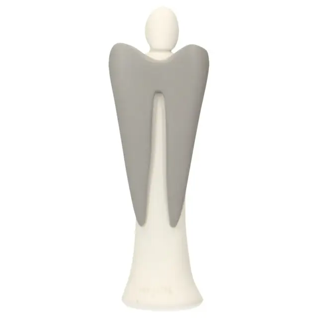 Angel white and grey 16 cm