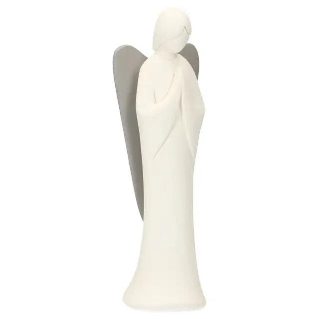 Angel white and grey 16 cm