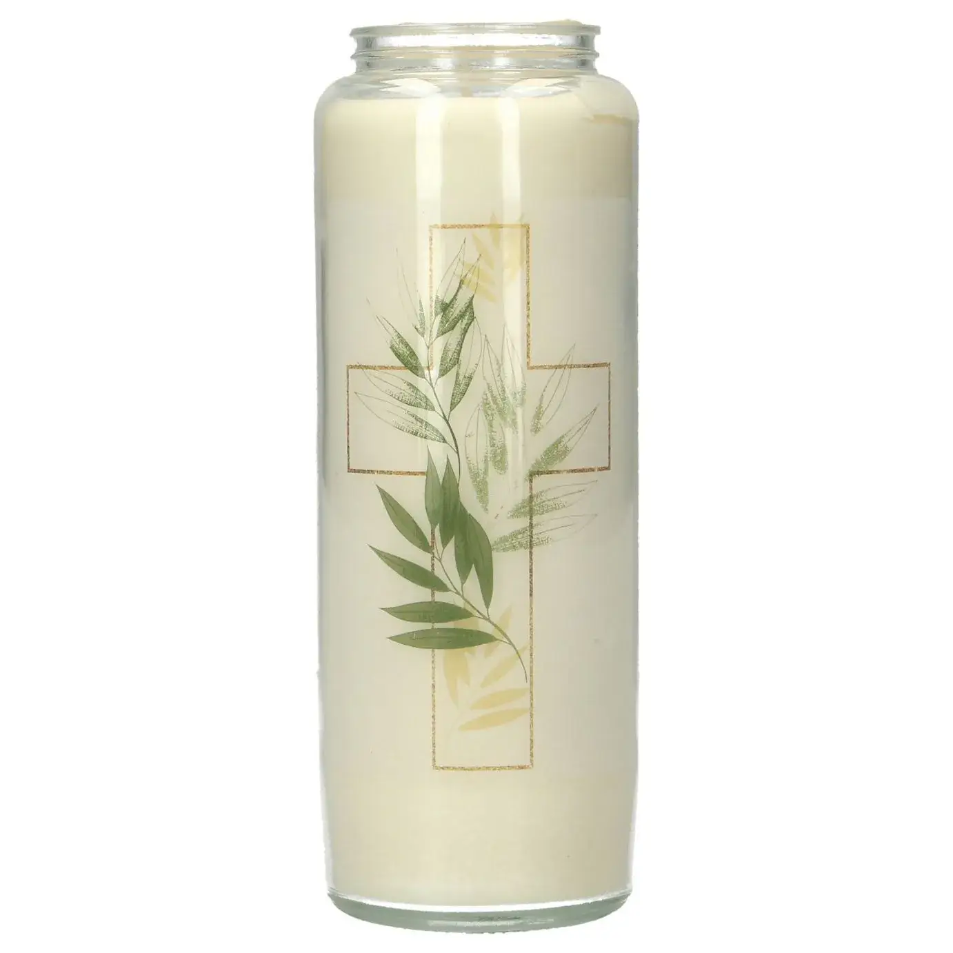 Noveen in glas / Wit / Liturgisch symbool