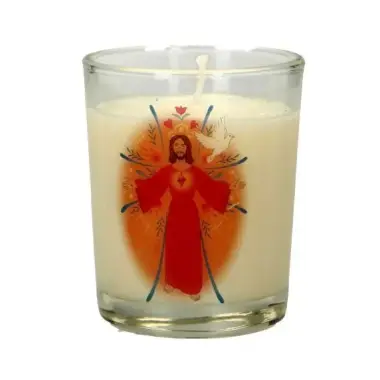 Paaskaarsje 65 x 50 mm Verrezen Christus