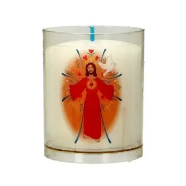 Paaskaarsje 65 x 50 mm - Verrezen Christus