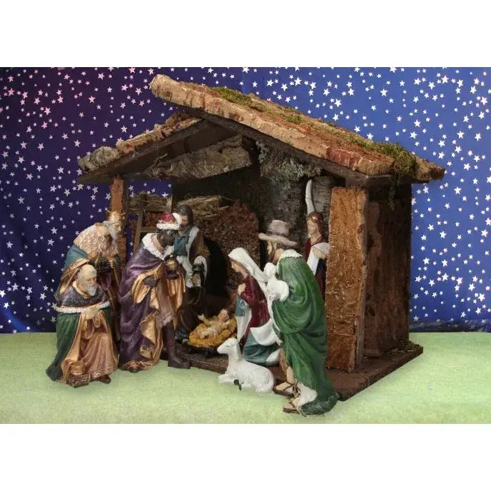 Cabane + 11 Pers 20 Cm (50x23x36cm)
