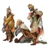 Set de trois rois mages : crèche de Noël en bois Ulrich 15 cm