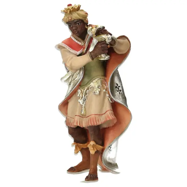 Set de trois rois mages : crèche de Noël en bois Ulrich 15 cm