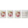 Set of 4 candles Easter text 2 languages