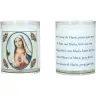 Set of 4 candles Sacred Heart of Mary Text 5 languages