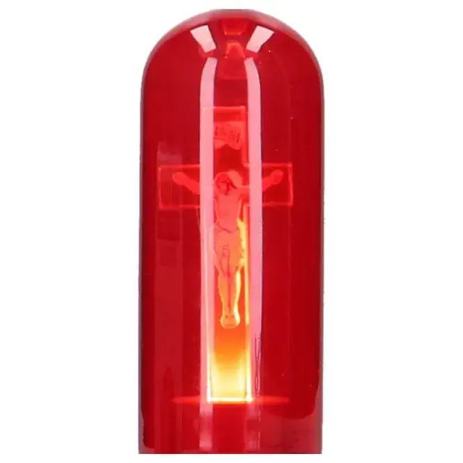 Metal black socket with LED E27 cross lamp
