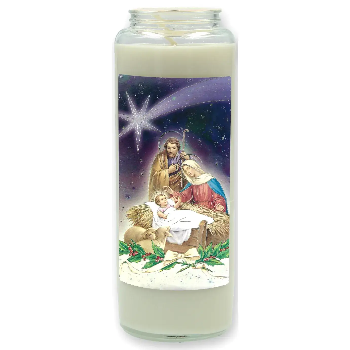 9 days candle in glas Christmas