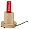 wooden socquet with LED E27 cross