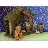Christmas stable 05 11 figures Cm (14.50 X 5.5 X 12 cm H)