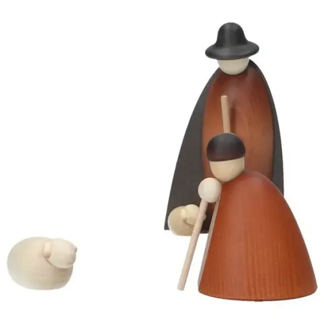 Kerstgroep Kohler 12 cm : Herders met schaap en lam