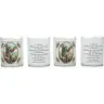Set of 4 candles St Michael Text 5 languages
