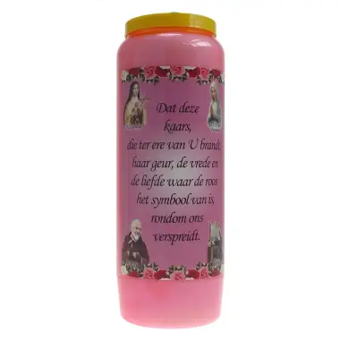 Neuvaine / rose / parfum de rose / texte néerlandais "liefde"